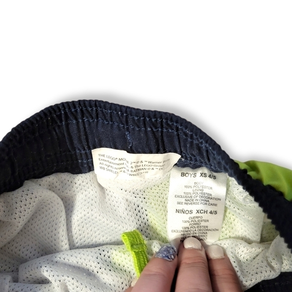 Size 4/5 Lego Swimming Trunks Lego Movie 2 Trunks Size XS - Picture 2 of 3